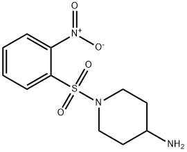 1-(2-NITRO-BENZENESULFONYL)-PIPERIDIN-4-YLAMINE Structure