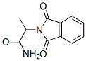 2H-Isoindole-2-acetamide, 1,3-dihydro-alpha-methyl-1,3-dioxo-, (+-)- Struktur