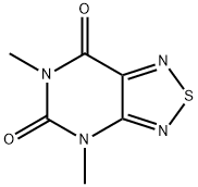 4,6-Dimethyl[1,2,5]thiadiazolo[3,4-d]pyrimidine-5,7(4H,6H)-dione 结构式