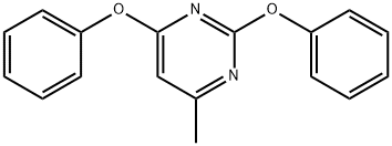 4-methyl-2,6-diphenoxy-pyrimidine Structure