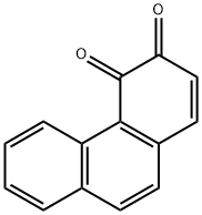 3,4-フェナントレンジオン 化学構造式