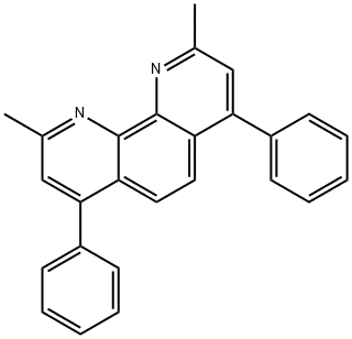 2,9-二甲基-4,7二苯基-1,10-菲啰啉, 4733-39-5, 结构式