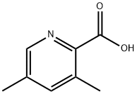 3,5-二甲基吡啶-2-甲酸 结构式