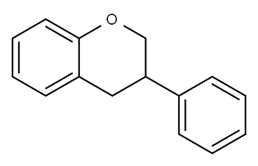 3-Phenylchroman Structure