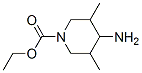 1-Piperidinecarboxylicacid,4-amino-3,5-dimethyl-,ethylester(9CI) Structure
