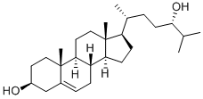 (3β,24S)-Cholest-5-ene-3,24-diol Struktur
