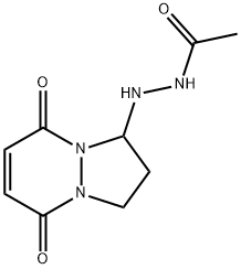 Acetic acid, 2-(2,3,5,8-tetrahydro-5,8-dioxo-1H-pyrazolo[1,2-a]pyridazin-1-yl)hydrazide (9CI) 结构式