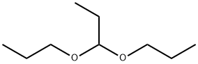 プロピオンアルデヒドジプロピルアセタール 化学構造式