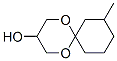 3-Hydroxy-8-methyl-1,5-dioxaspiro[5.5]undecane Struktur
