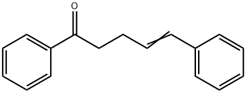 1,5-ジフェニル-4-ペンテン-1-オン 化学構造式