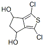4H-Cyclopenta[c]thiophene-4,6-diol, 1,3-dichloro-5,6-dihydro- (9CI) Structure