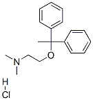 2-(1,1-diphenylethoxy)-N,N-dimethyl-ethanamine hydrochloride Struktur