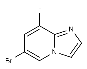 6-Bromo-8-fluoroimidazo[1,2-a]pyridine Structure
