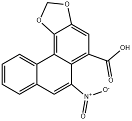 马兜铃酸B, 475-80-9, 结构式