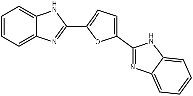 2,2'-(2,5-furandiyl)bis-1H-benzimidazole Structure