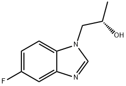 1H-Benzimidazole-1-ethanol,5-fluoro-alpha-methyl-,(alphaS)-(9CI) Structure