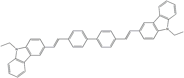 4,4'-雙(9-乙基-3-咔唑乙烯基)-1,1'-聯苯 CAS 475480-90-1
