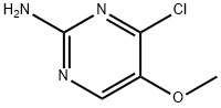 4-氯-5-甲氧基嘧啶-2-胺, 4763-36-4, 结构式