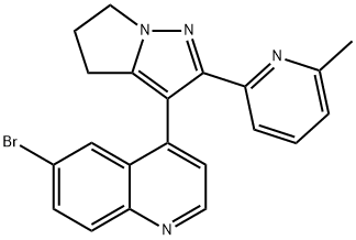 Quinoline, 6-broMo-4-[5,6-dihydro-2-(6-Methyl-2-pyridinyl)-4H-pyrrolo[1,2-b]pyrazol-3-yl]-|476474-52-9