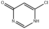 4-クロロ-6-ヒドロキシピリミジン 化学構造式