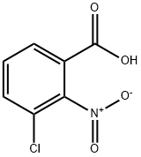 3-クロロ-2-ニトロ安息香酸 化学構造式