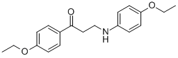 3-(4-ETHOXYANILINO)-1-(4-ETHOXYPHENYL)-1-PROPANONE Structure