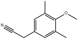 Benzeneacetonitrile, 4-methoxy-3,5-dimethyl- (9CI) Structure