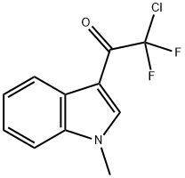 Ethanone, 2-chloro-2,2-difluoro-1-(1-methyl-1H-indol-3-yl)- (9CI) Structure