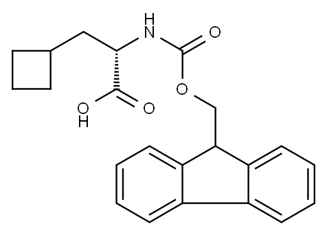FMOC-ALA(BETA-CYCLOBUTYL)-OH Structure