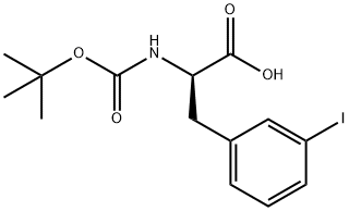 BOC-D-3-碘苯丙氨酸, 478183-66-3, 结构式
