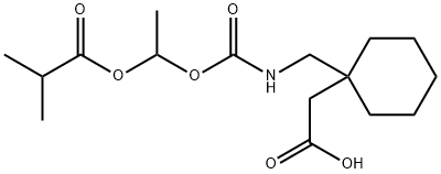 ガバペンチンエナカルビル 化学構造式