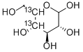 D-グルコース-4,5-13C2 化学構造式
