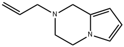 Pyrrolo[1,2-a]pyrazine, 1,2,3,4-tetrahydro-2-(2-propenyl)- (9CI) Structure
