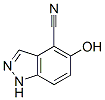 1H-Indazole-4-carbonitrile, 5-hydroxy- (9CI) Structure
