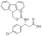 Fmoc-(R)-4-氯苯基-beta-苯丙氨酸, 479064-92-1, 结构式