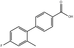 4-(4-Fluoro-2-methylphenyl)benzoic acid Structure