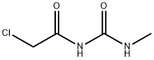 2-氯-N-(甲基氨基甲酰基)乙酰胺 结构式