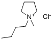 1-丁基-1-甲基吡咯烷氯化物 结构式
