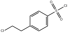 4-(2-氯乙基)苯-1-磺酰氯化 结构式