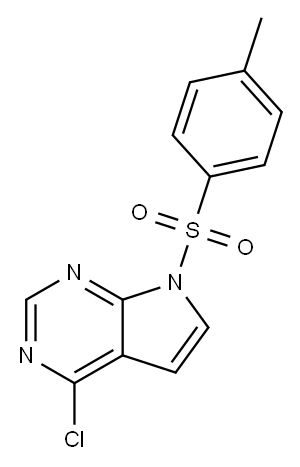 4-Chloro-7-tosyl-7H-pyrrolo[2,3-d]pyrimidine Struktur