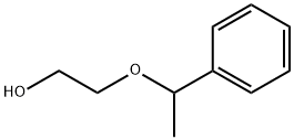 2-(1-フェニルエトキシ)エタノール 化学構造式