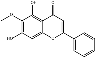 Oroxylin A Struktur