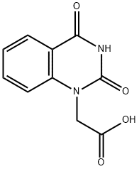 (2,4-二氧代-3,4-二氢喹唑啉-1(2H)-YL)乙酸, 4802-88-4, 结构式