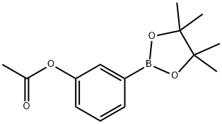 3-(4,4,5,5-TETRAMETHYL-1,3,2-DIOXABOROLAN-2-YL)PHENYL ACETATE Structure