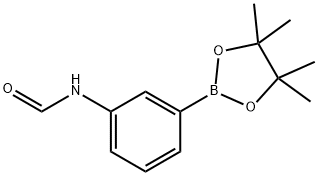 3-(甲酰胺基)苯硼酸频哪醇酯, 480425-37-4, 结构式
