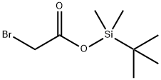 叔丁基二甲基硅基溴乙酸 结构式