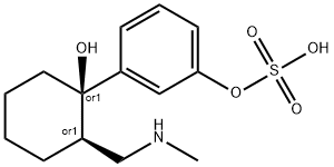 rel-3-[(1R,2R)-1-Hydroxy-2-[(MethylaMino)Methyl]cyclohexyl]phenol 1-(Hydrogen Sulfate) Structure