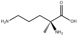 (S)-2,5-二氨基-2-甲基戊酸 结构式