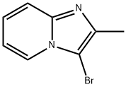 3-溴-2-甲基咪唑并[1,2-A]吡啶, 4805-70-3, 结构式