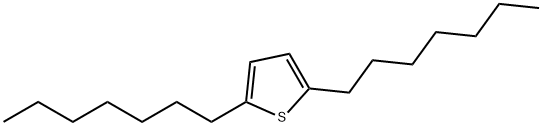 2,5-Diheptylthiophene Structure
